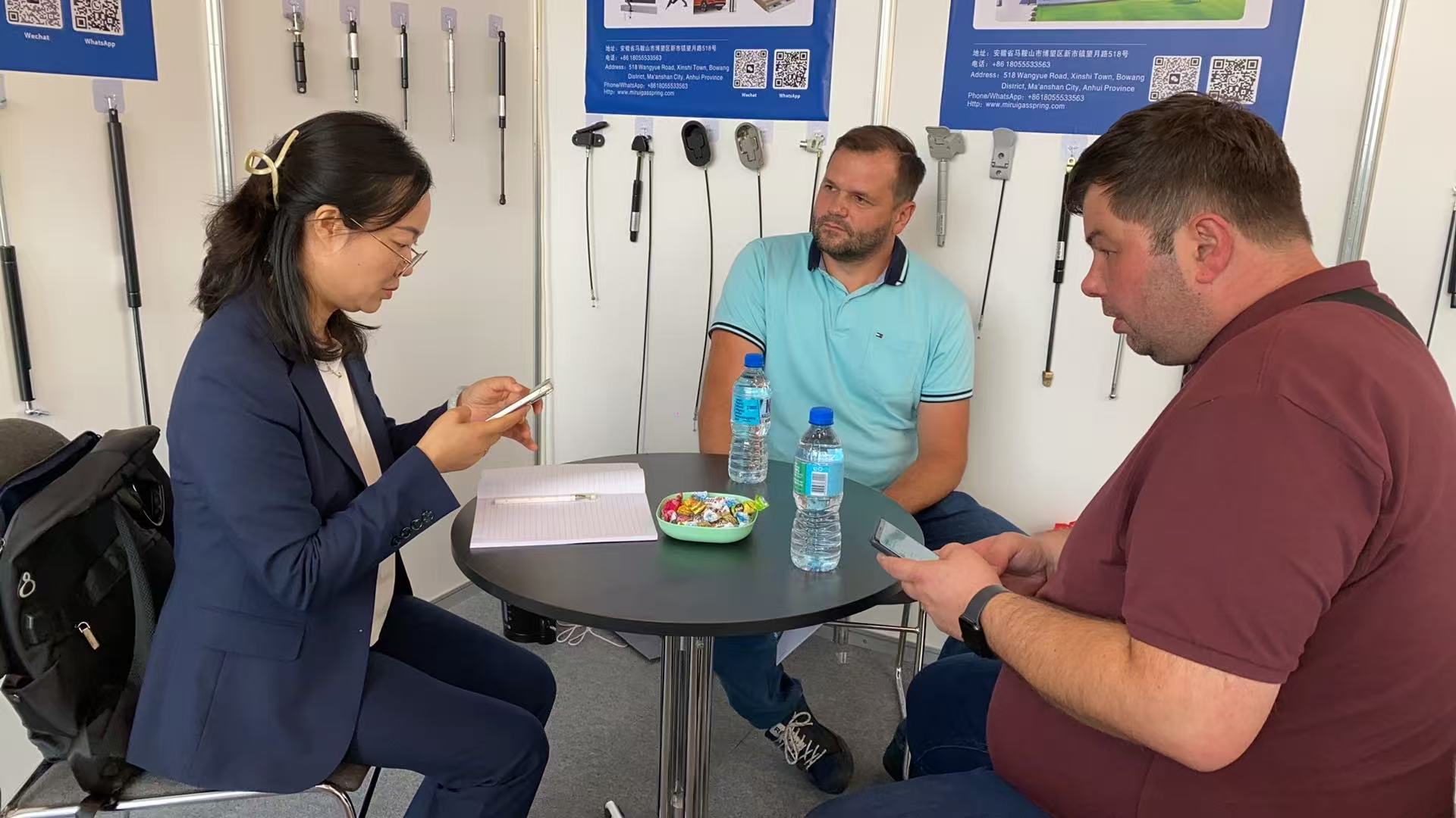 DREMA in Poznan-gas strut gas spring-Our team member at DREMA EXHIBITION September