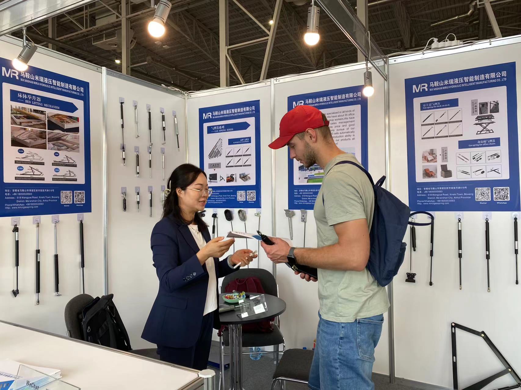 DREMA in Poznan--damper spring we are in DREMA exhibition --gas strut for bed