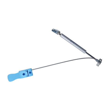 Adjustable Hydraulic Lift Strut for Learning Tables, Lockable Gas Spring